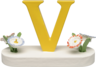 634/23/V, Letter V, with Flowers