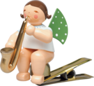 650/90/54, Angel with Saxophone, on Clip