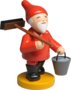 5243/21, Gnome with Broom and Bucket