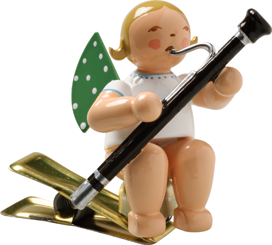 650/90/43, Angel with Bassoon, on Clip