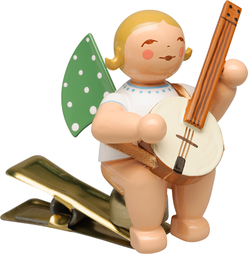 Angel with Banjo, on Clip