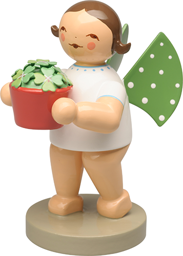 Angel with Lucky Clover