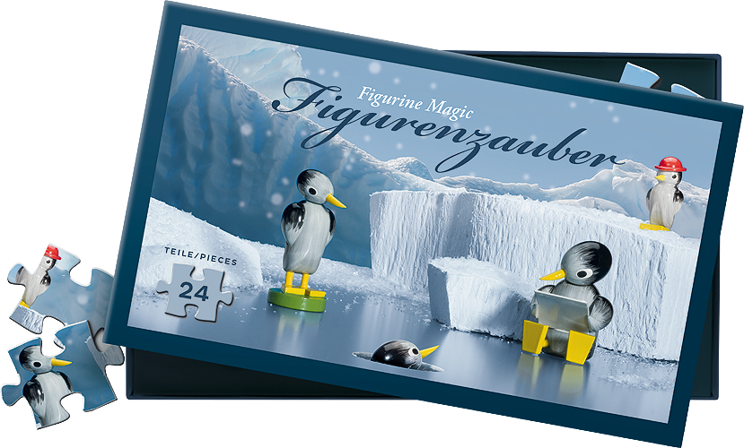 Jigsaw Puzzle, "Penguins on Ice", 24 Pieces