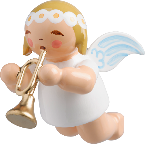 Little Suspended Angel, with Trumpet