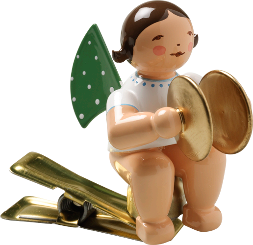 Angel with Cymbals, on Clip 