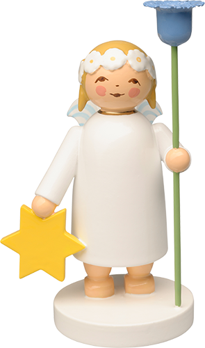 Marguerite Angel, Medium, with Flower