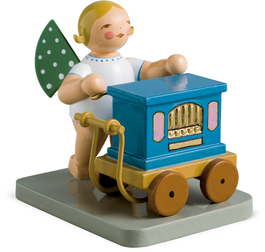 Angel with Barrel Organ 