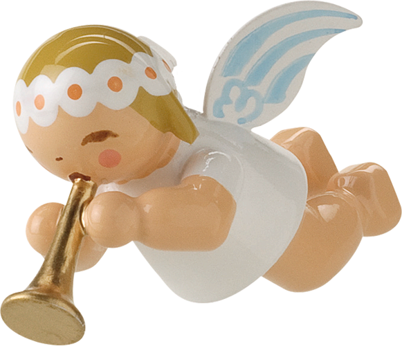 Little Suspended Angel with Small Trumpet